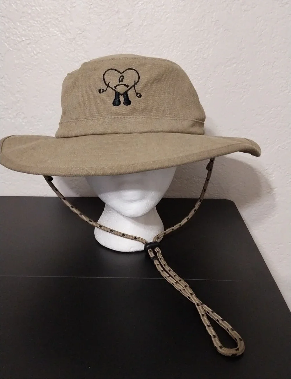 Bad Bunny 100% Canvas Safari Bucket Tan Hat Un Verano Sin Ti Tour